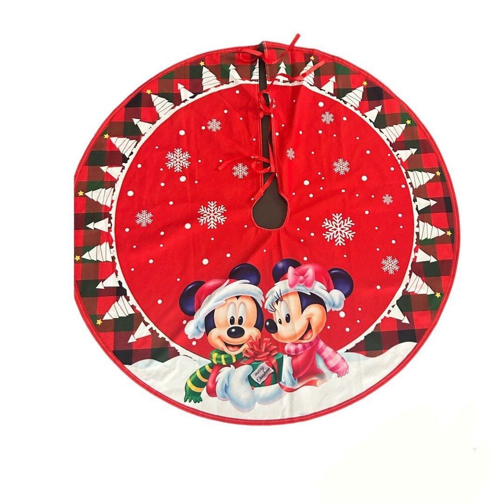 Disney Mickey and Minnie Christmas Tree Skirt